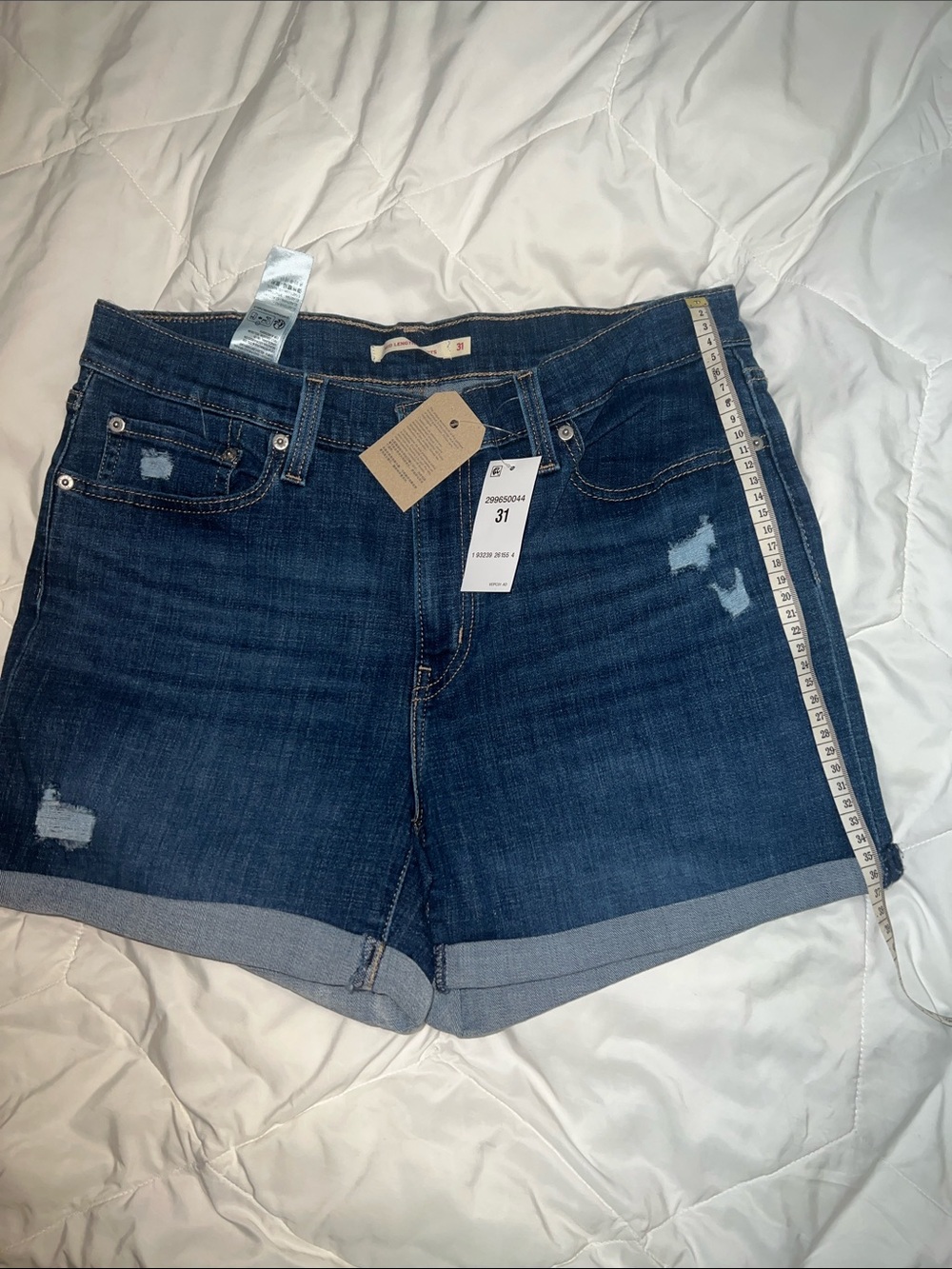 Levi's Dark Blue Denim Shorts
